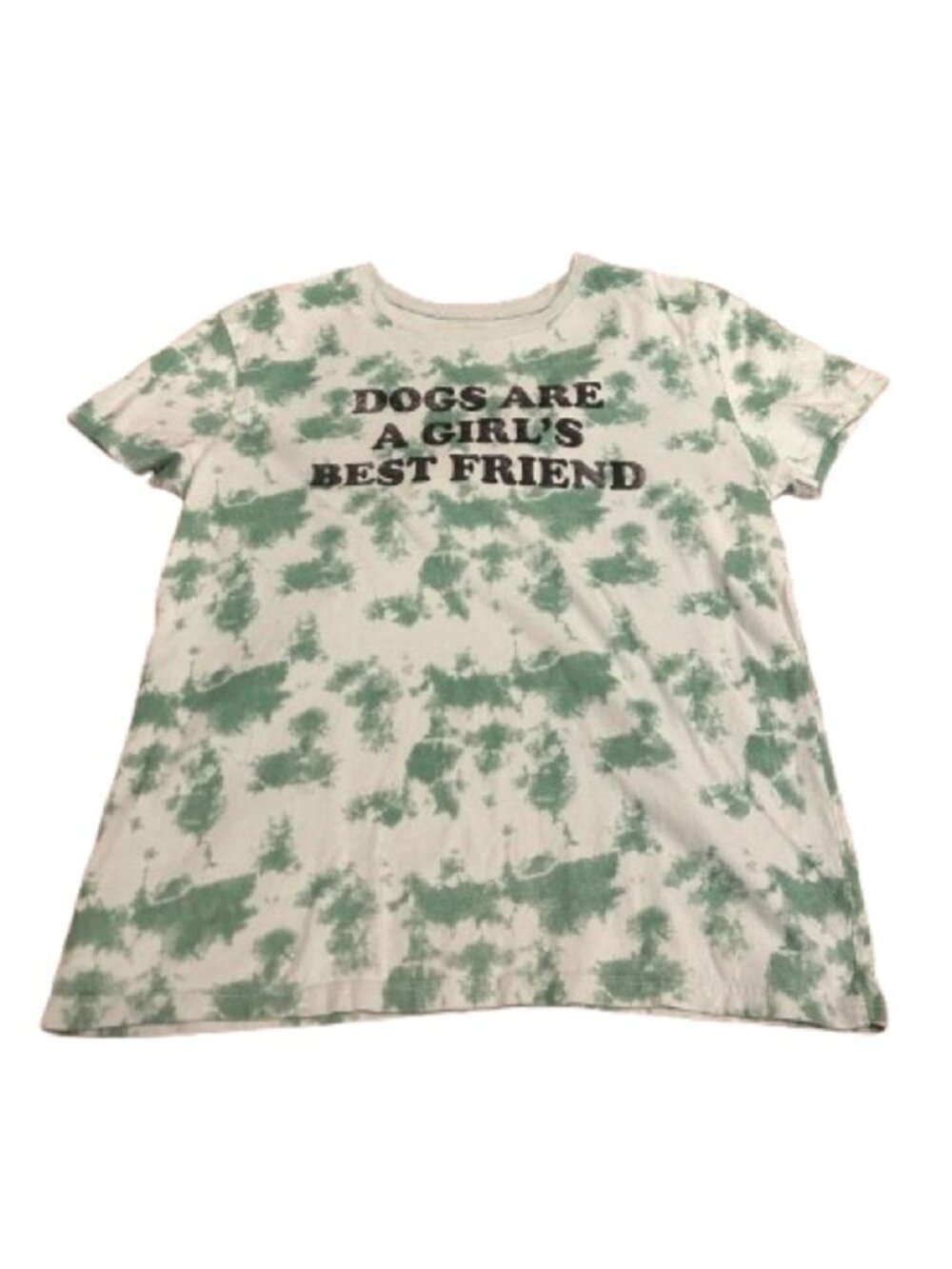 Women’s Green Tie-Dye Graphic Tee Size Medium